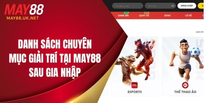 Chuyên mục giải trí hấp dẫn tại nhà cái cho thành viên
