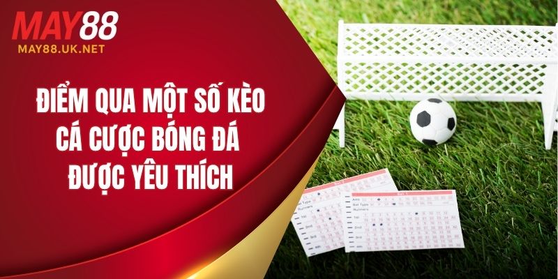Điểm qua một số hình thức cá cược bóng đá được yêu thích