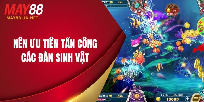 Ưu tiên tấn công sinh vật di chuyển theo hướng cố định